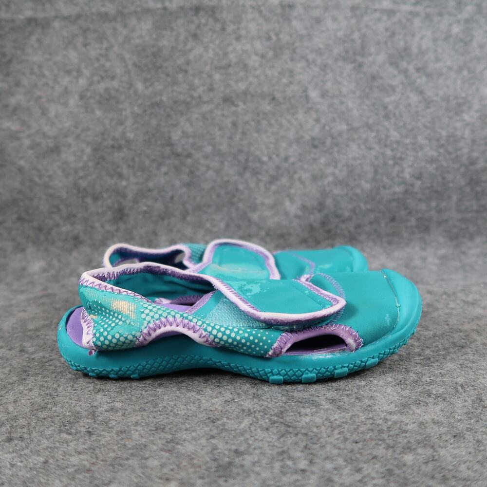 Cat & Jack Shoes Kids 9/10 L Sandals Swim Summer Adjustable Strap Closed Toe